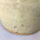 Stoneware mustard jar