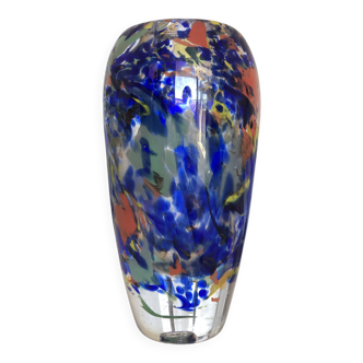 Blown glass vase from Biot Glassworks – Signed artisan piece