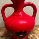 Vintage 1960s ceramic amphora vase H 27 cm