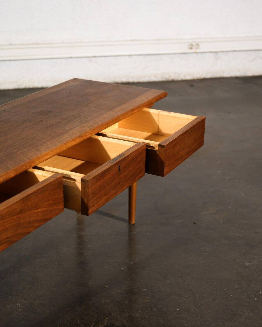 Teak TV console