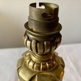 Art Deco gilded bronze lamp base.