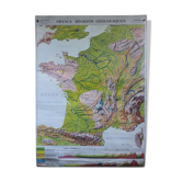 Geographical school, La France Relief map and geology