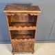 Rustic folk art 'travail populaire' cabinet, France, 19th century
