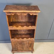Rustic folk art 'travail populaire' cabinet, France, 19th century