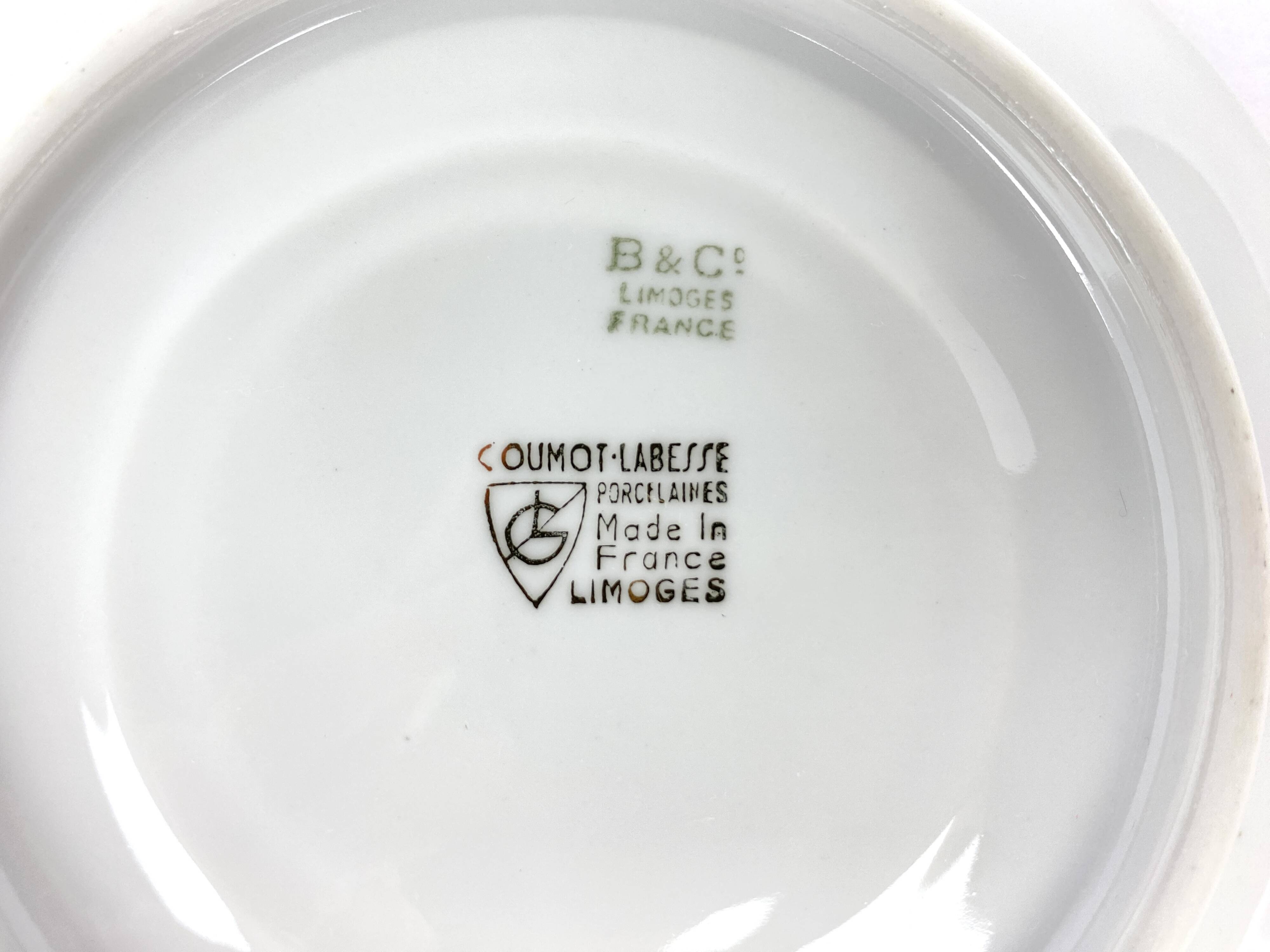 Mismatched Set of 3 Saucers/Small Plates - Limoges Porcelain