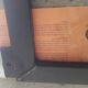 Brutalist coffee table chrome metal and slate Studio Draenert 1970 Germany