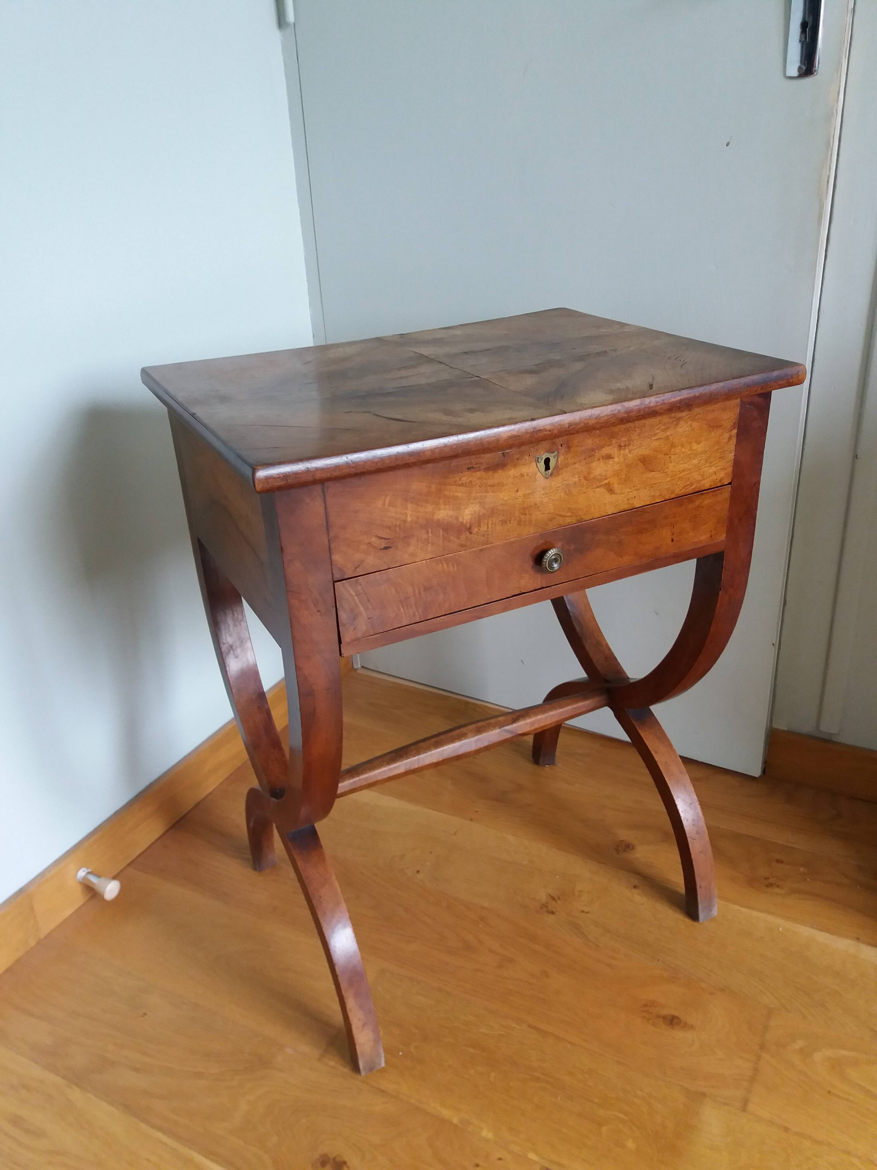 19th century sewing worker's work table