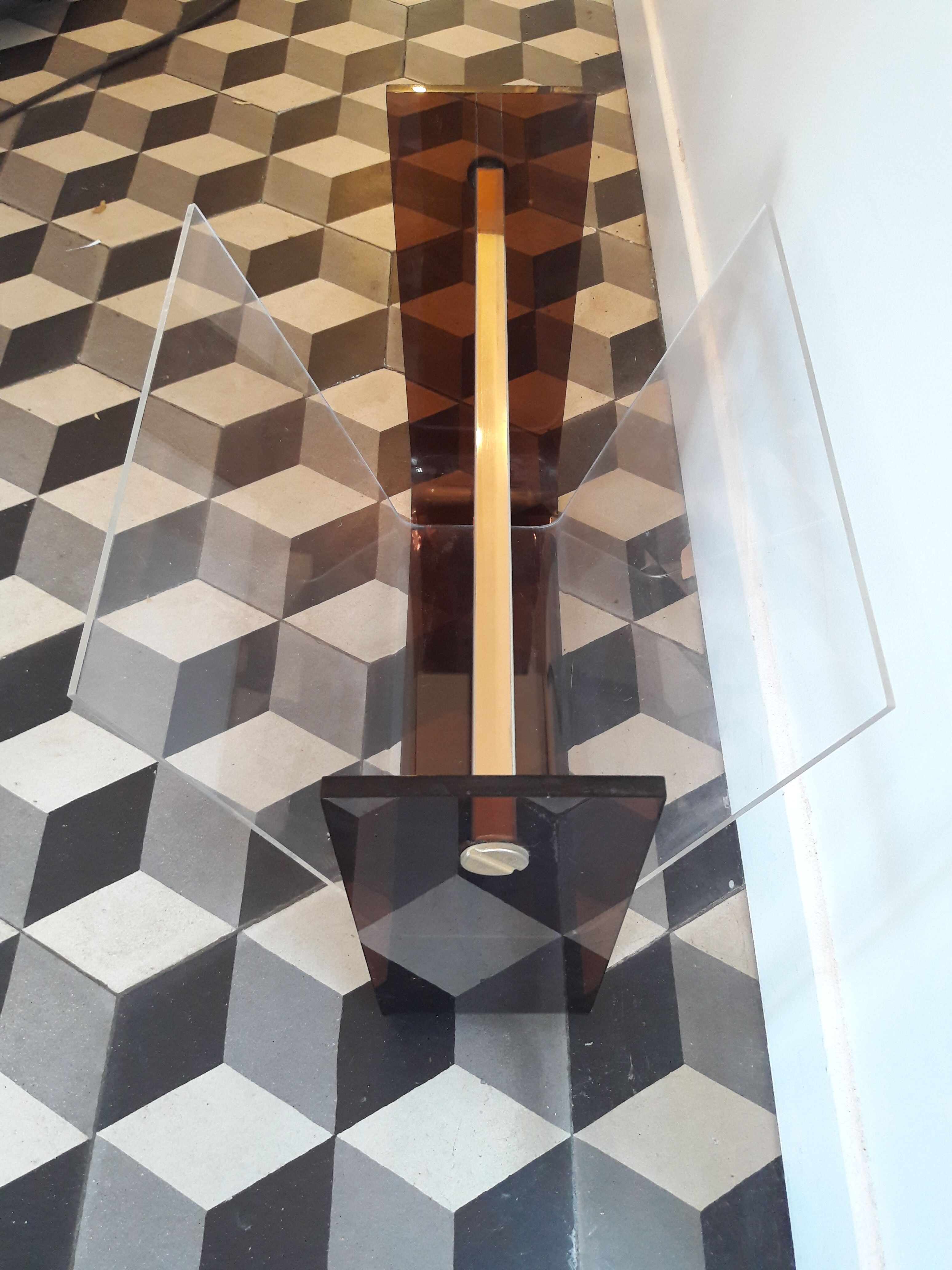 Magazine holder design David Lange 1970s