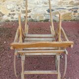 Ancienne charette en bois vintage