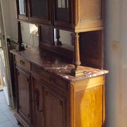 Solid oak buffet around 1900s