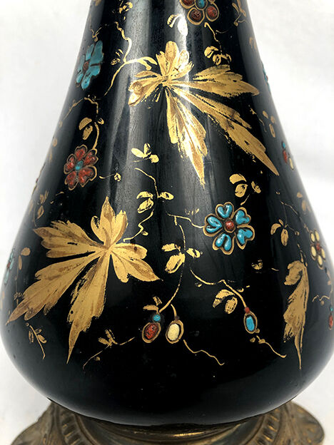Paire de lampes à pétrole Napoléon III