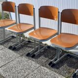 Set of 4 school chairs