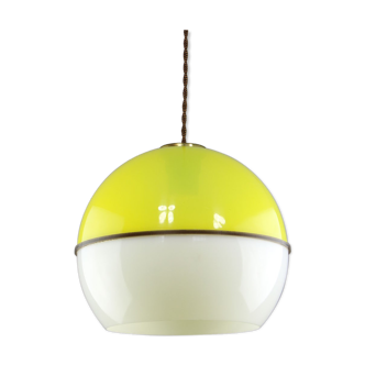 Space-age Plexiglass Pendant Lamp, 1970s