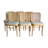Series 6 canne bistro chairs