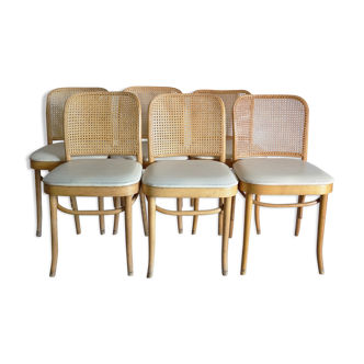Series 6 canne bistro chairs