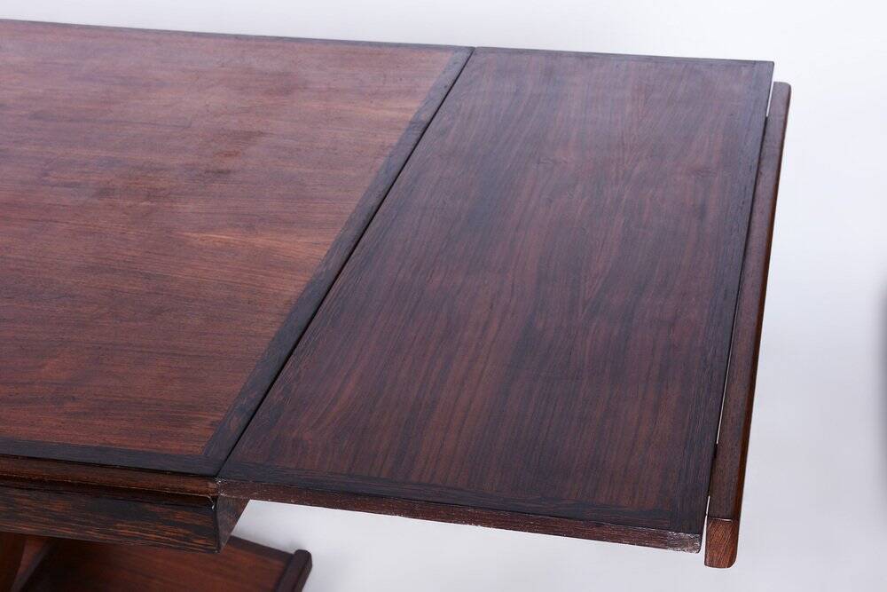 Art Deco Folding Table in Wengé, France, 1920s