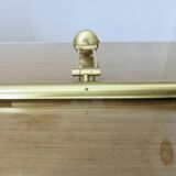 Large articulated brass wall light, Italy, 1980s, 1990s