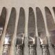 12 silver-plated table knives by Christofle Marly, 24.6cm