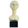 Modernist bust sculpture of a woman in sandstone