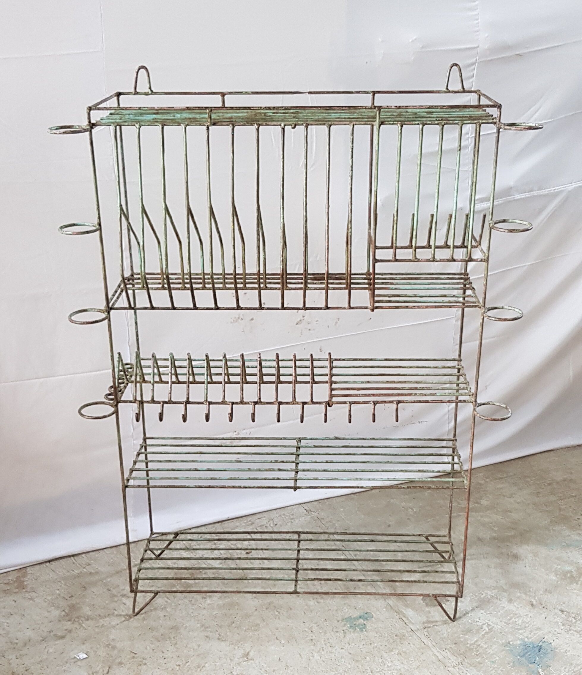 Antique metal sideboard