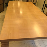 Wooden dining table