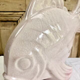 Cracked ceramic fish Art Deco Le Jan