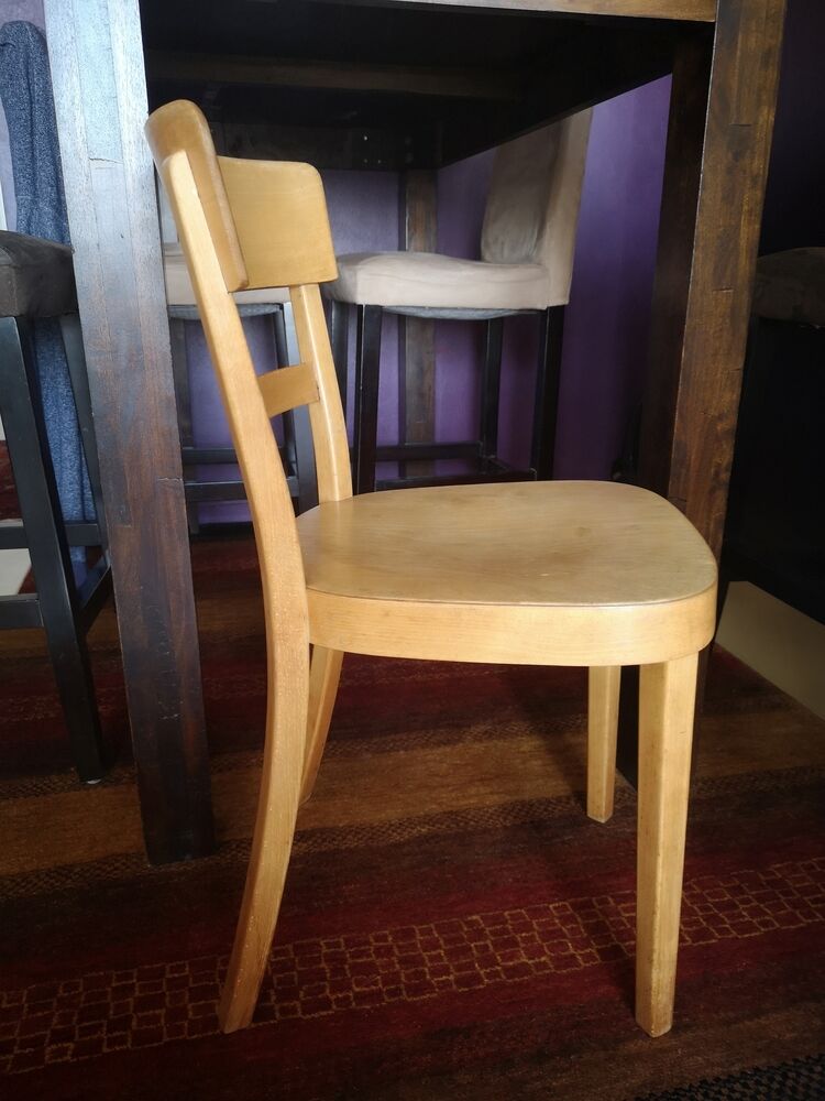 Horgen Glarus bistro chair, signed and made in Switzerland - 1950s