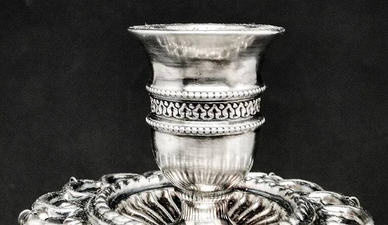 CW2 Schiffers - candlestick with crystals