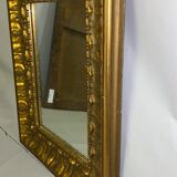Wooden mirror and gilded stucco - 69x56cm