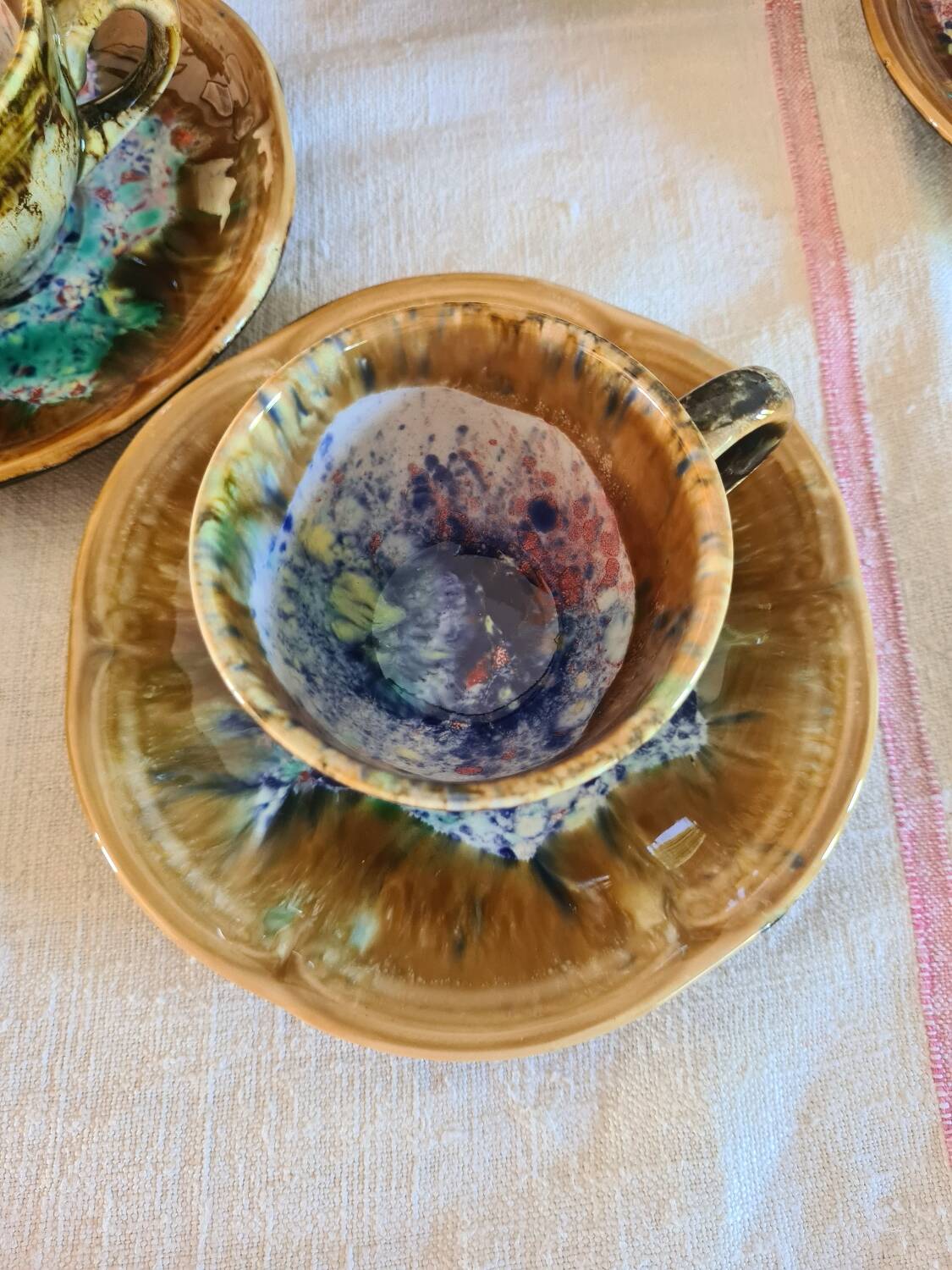 Gaston Gaubier Morvan stoneware coffee set