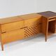 Vintage sideboard 1960s Italy attributed to Carlo Scarpa Anfodillo execution