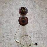 Vintage wooden desk lamp base