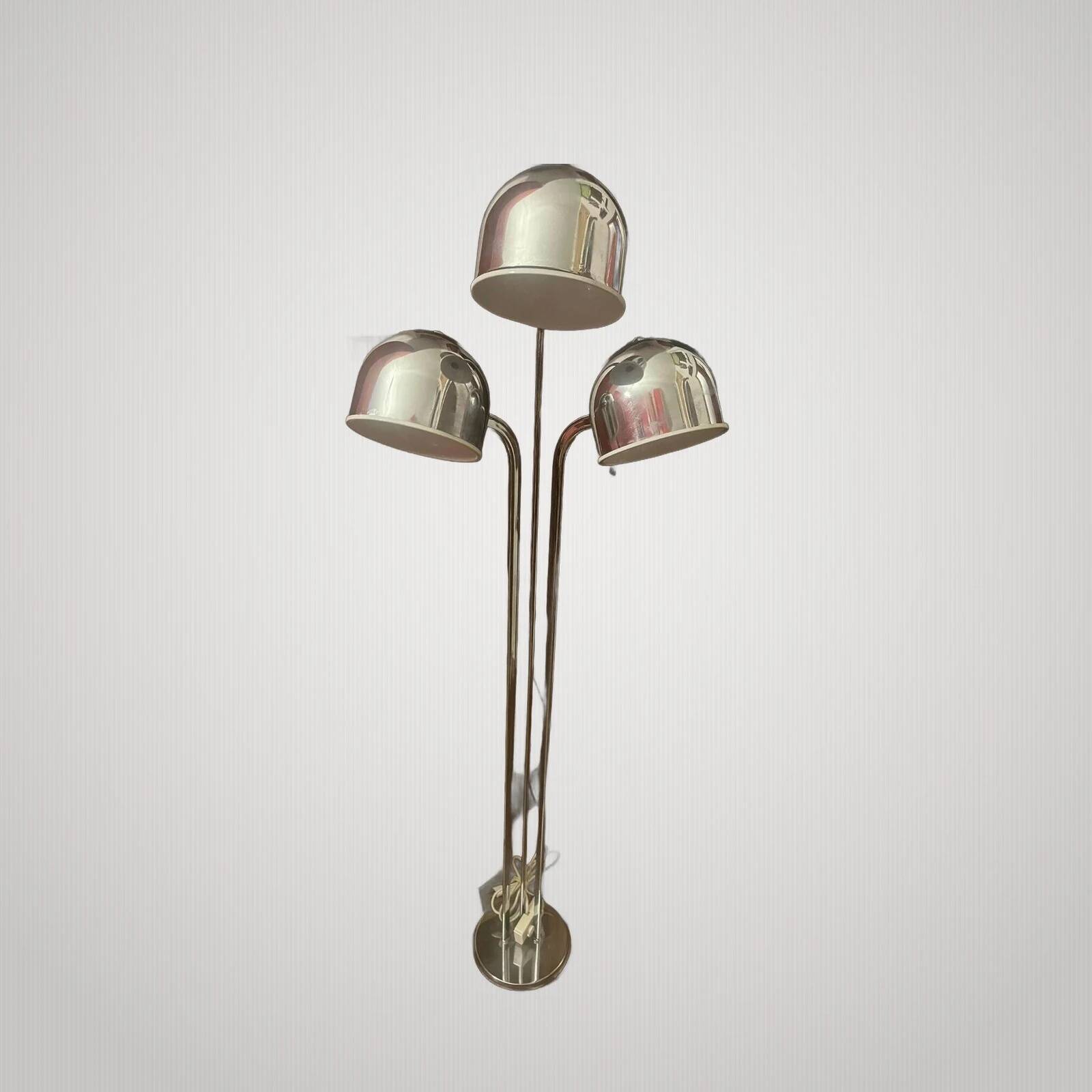 Reggiani Lamp in Chrome 1970s Author Design