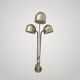 Reggiani Lamp in Chrome 1970s Author Design