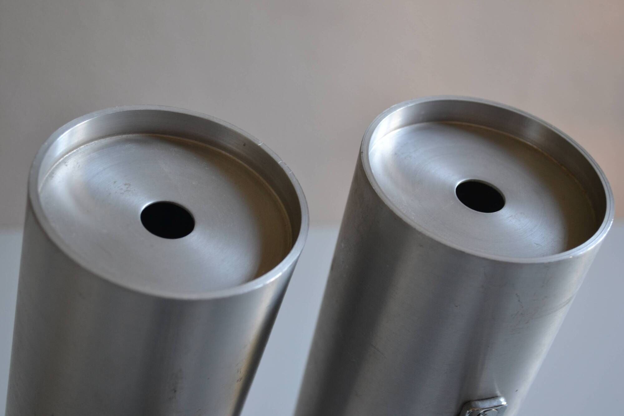 Staff leuchten pair of 1960s pipe wall lights