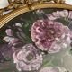 Oval flowery painting