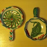 2 ceramic pots by Antoine Fazio in Vallauris