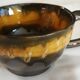 set of cups and saucers, ceramic glaze, 80s