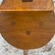 Vintage Brutalist Handmade Tripod Solid Wood Chair