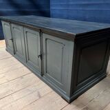 Antique painted wooden counter