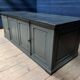 Antique painted wooden counter