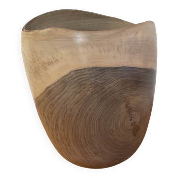 Single-piece walnut coupe by Ralph Ribour