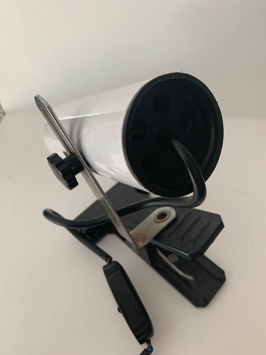 Vintage 70s clamp spotlight