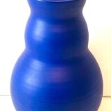 Blue ceramic vase