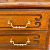 Louis XV chest of drawers in solid wood