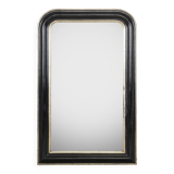 19th C Black and Gold Napoleon III Mirror