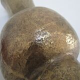 Solid bronze vase brutalist 70s