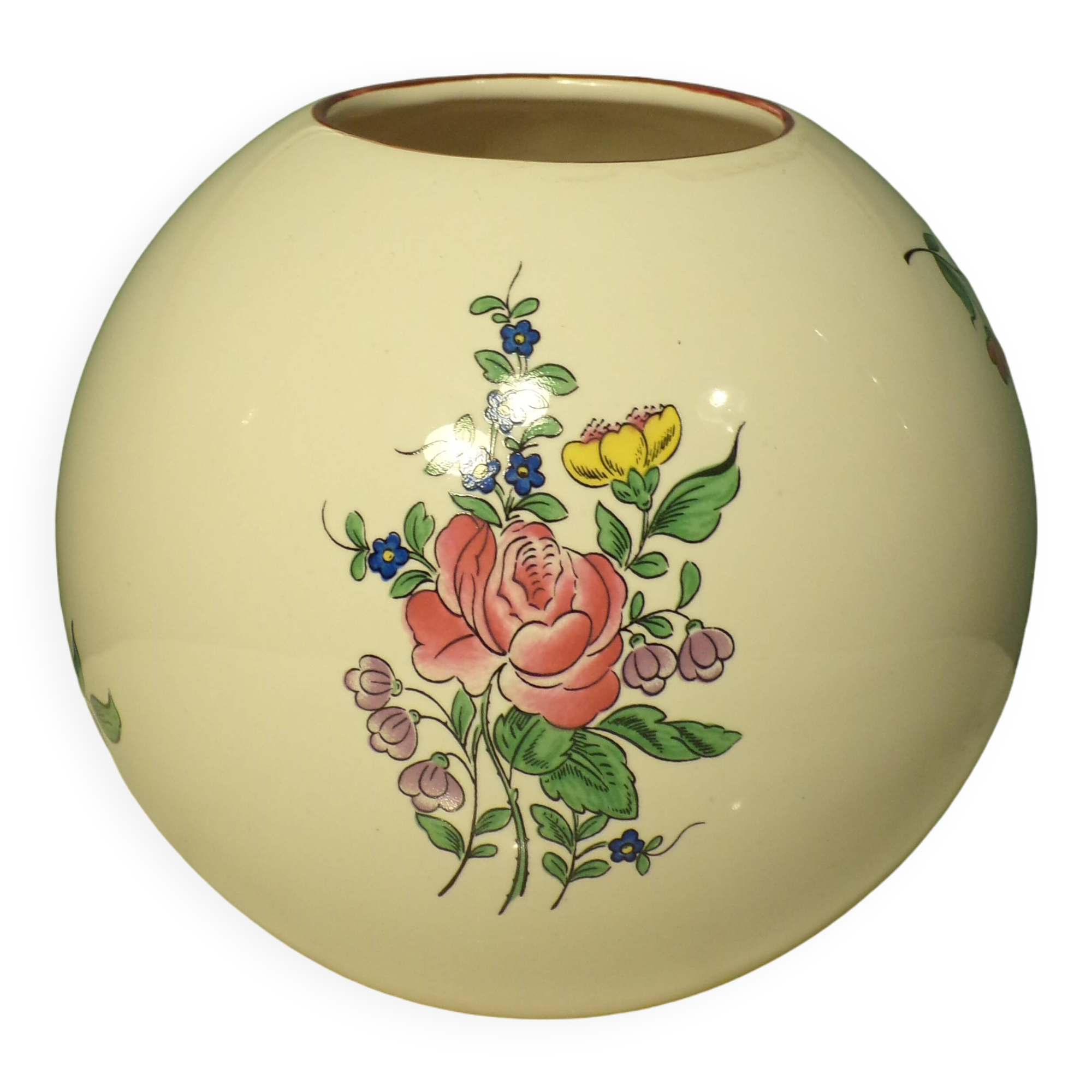 Lunéville ball vase