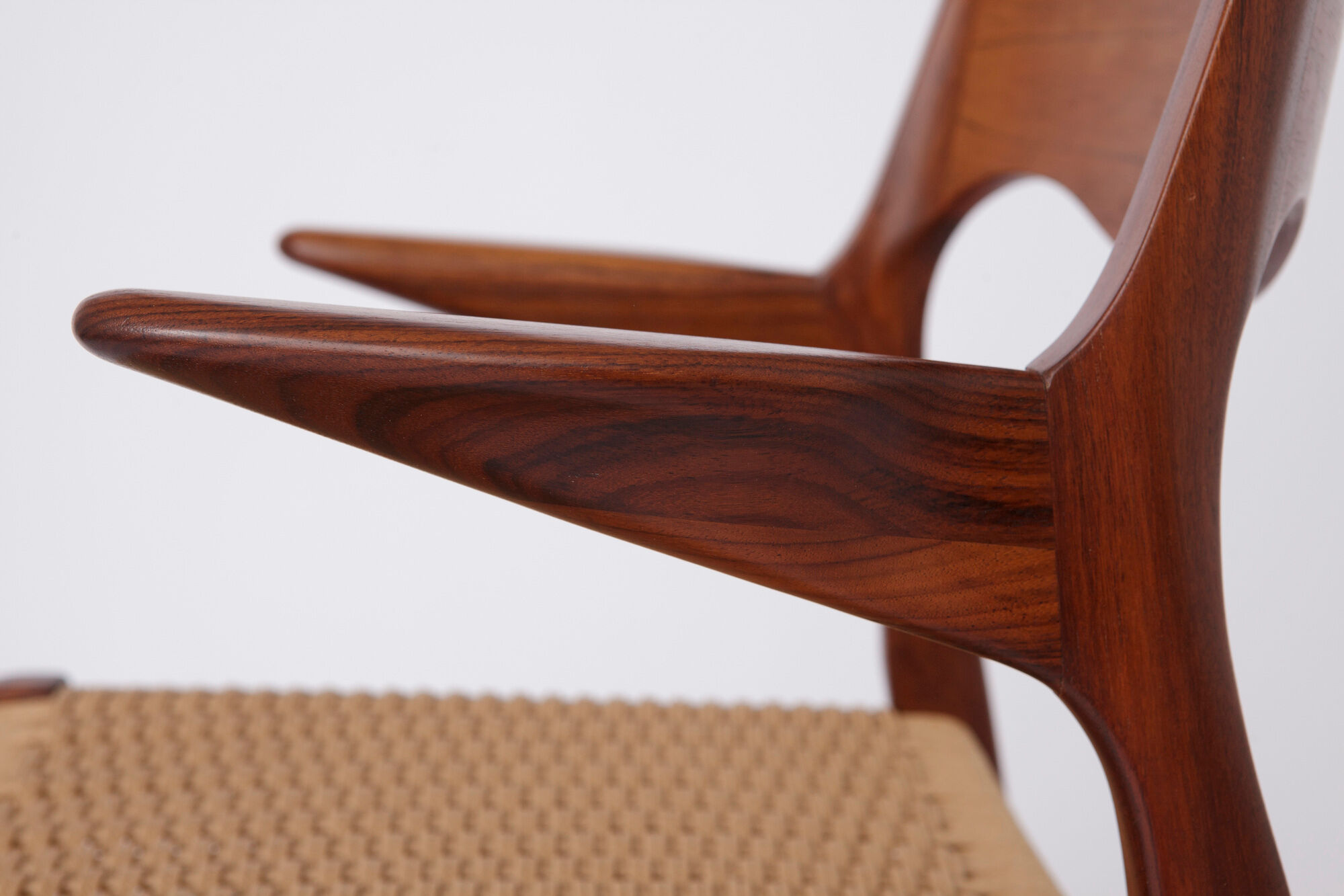 Niels Møller Armchair #55 Rosewood 1950s Danish Vintage