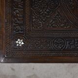 Syrian walnut table – late 19th century